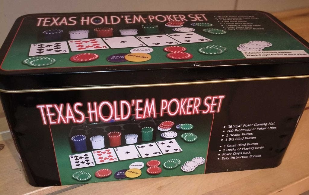 Poker boîte Texas Hold Em, Hobby en Vrije tijd, Ophalen