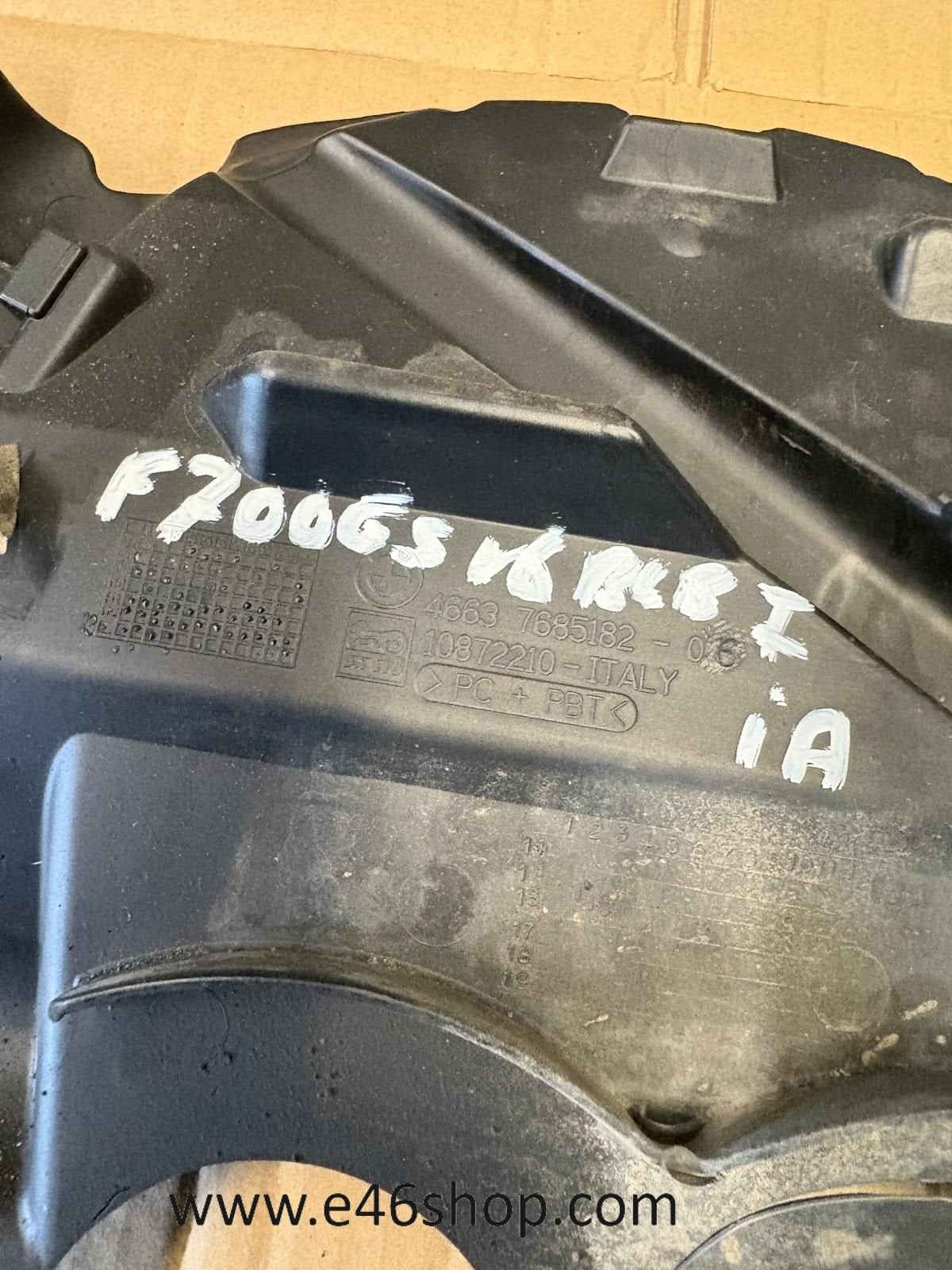 PLASTIC HITTESCHILD BMW F650 F700 F800 OE 46637685182, -, -, Nieuw, Ophalen of Verzenden