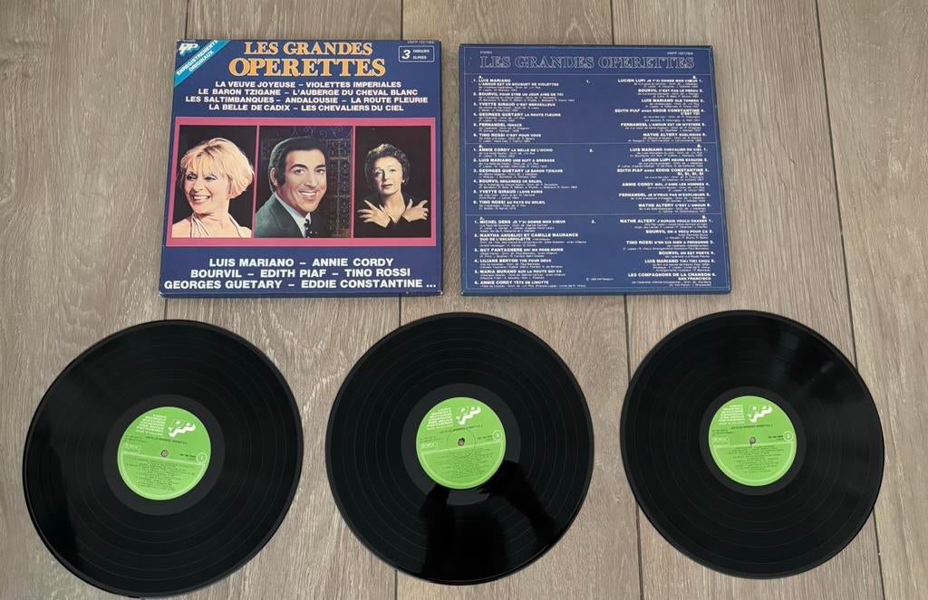 Bourvil-Louis Mariano-Édith Piaf-Annie Cordy, Enlèvement, Comme neuf
