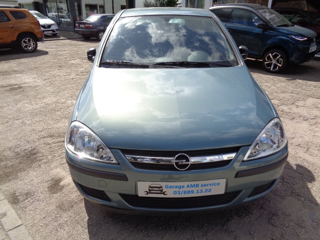 zeer mooie opel corsa 1 ste eigenaar controle vrij, Auto's, Voorwielaandrijving, Stof, 4 cilinders, Blauw