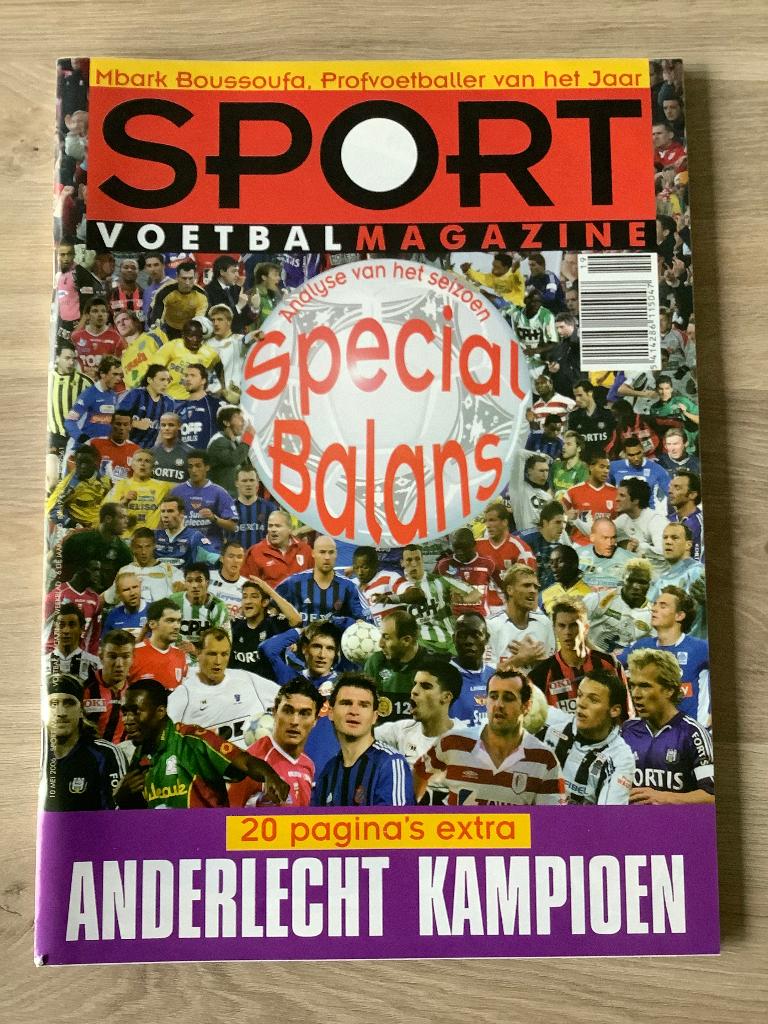 Voetbal Magazine ‘ RSC Anderlecht Kampioen 2006 ‘, Boeken, Sport Voetbal Magazine, Ophalen of Verzenden, Zo goed als nieuw, Balsport