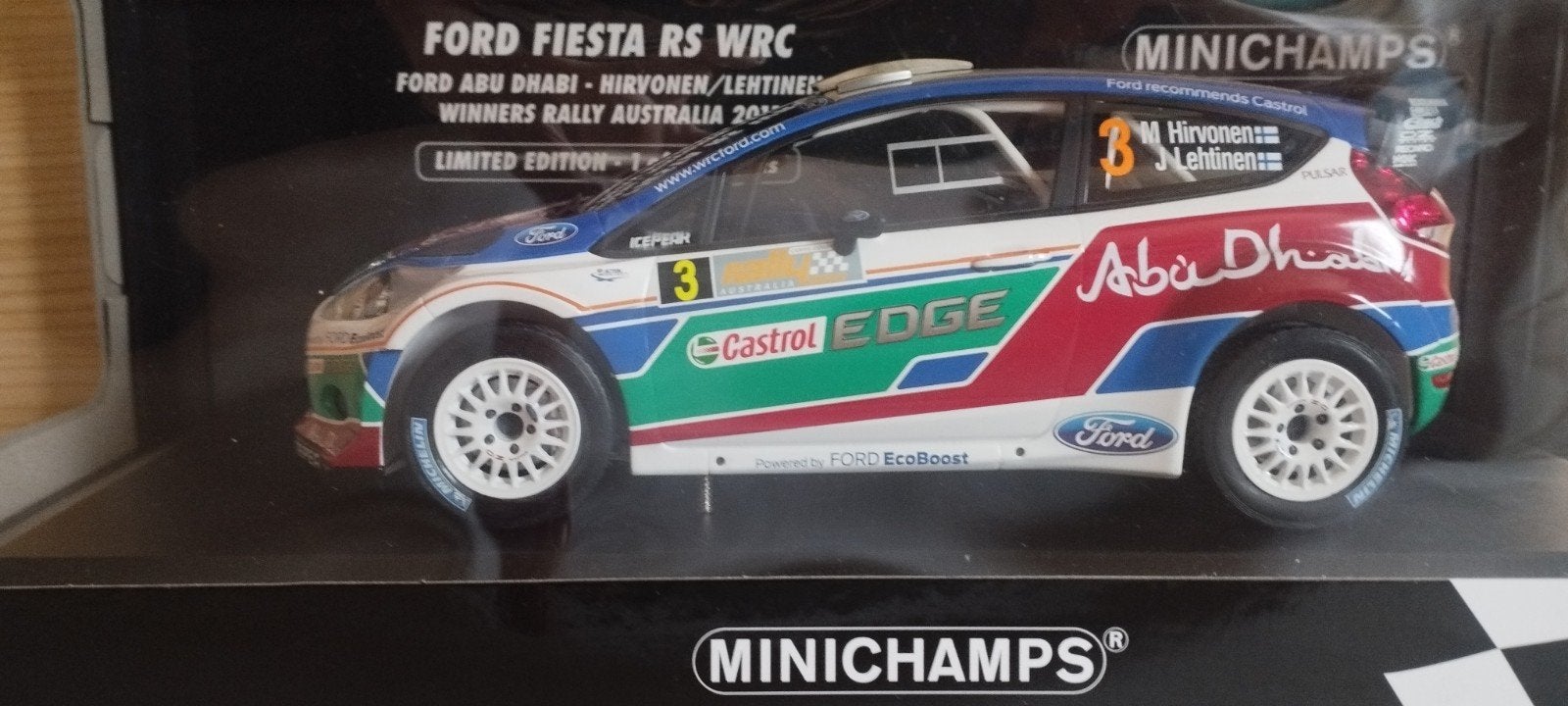 ford Fiesta wrc, Hobby en Vrije tijd, Modelauto's | 1:18, Ophalen of Verzenden, Nieuw, Auto, MiniChamps