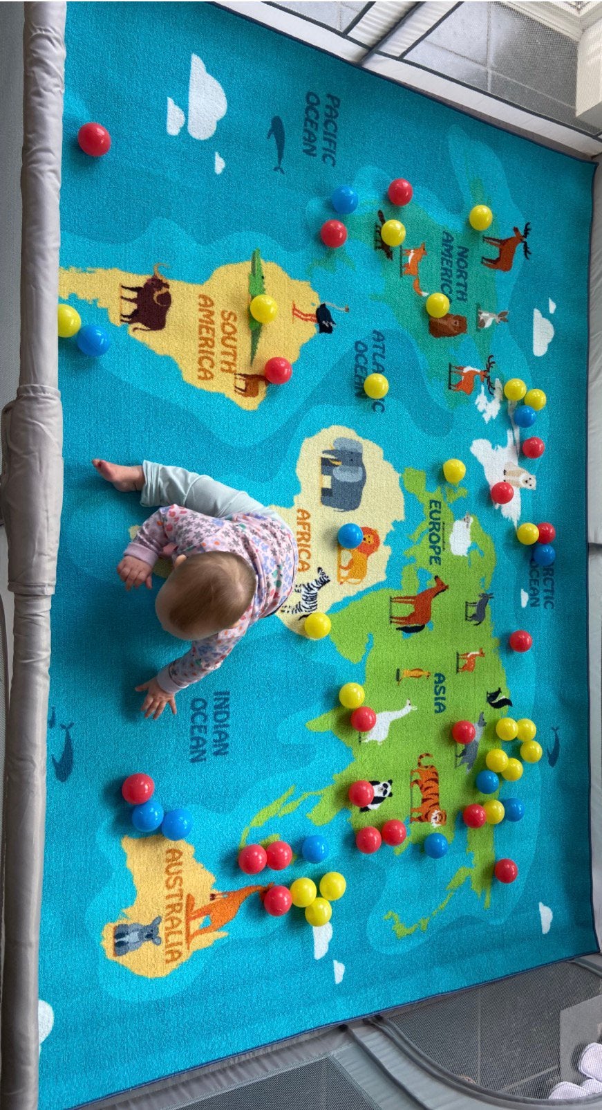 Speeltapijt kinderen, Ophalen, Gebruikt