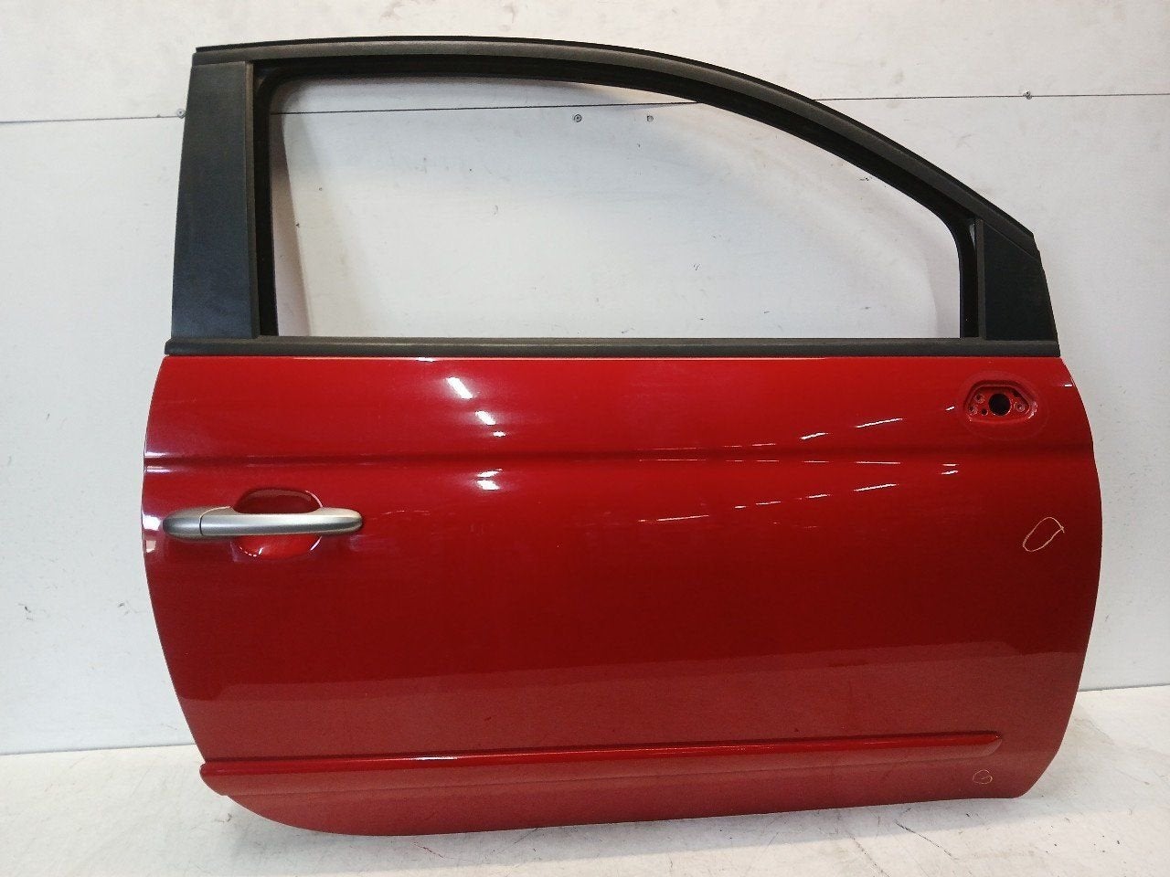 Portier rechts voor Fiat 500, Van der Ven Autorecycling B.V., Gebruikt, Ettenseweg 76, 4706 PB Roosendaal, The Netherlands, Deur