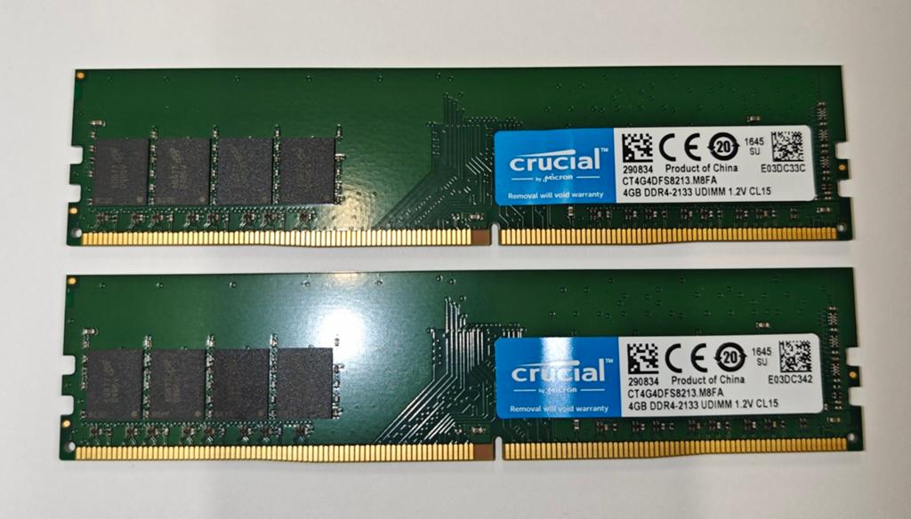 Crucial 8GB DDR4 desktop kit, Computers en Software, RAM geheugen, Ophalen of Verzenden, DDR4, Desktop