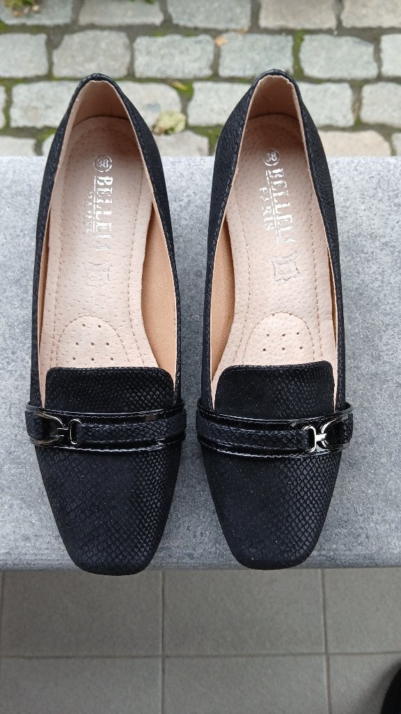damesschoenen,Belleli Paris,zwart,maat 38-perfecte staat, Ophalen, Zo goed als nieuw, Zwart