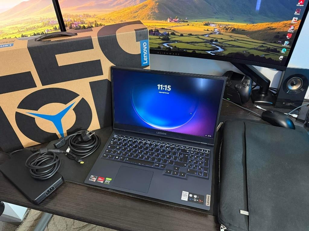 Lenovo Legion 5 (15ACH6H) gamelaptop, Computers en Software, Windows Laptops, Zo goed als nieuw, 15 inch, SSD, 4 Ghz of meer, 16 GB