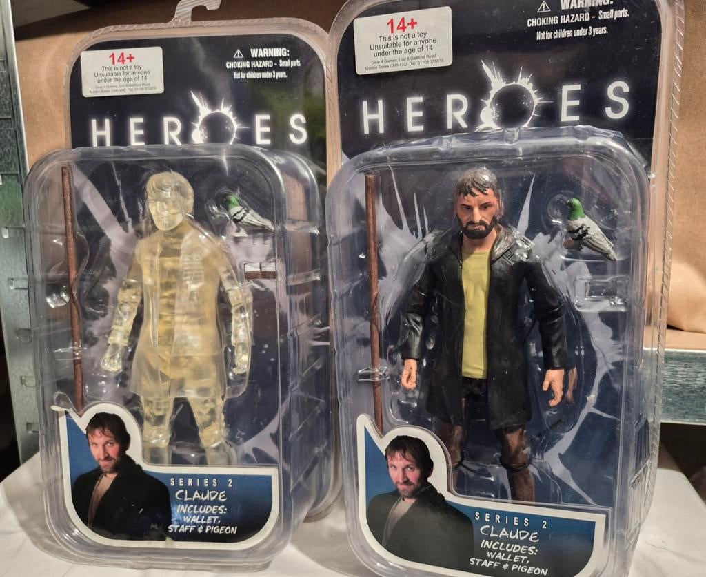 Heroes 2 figurines officielle Claude collection, Enlèvement ou Envoi
