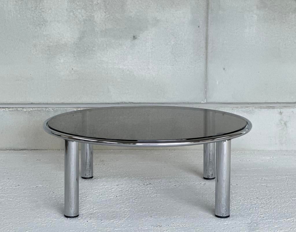 Vintage chroom coffeetable 1980s, Enlèvement