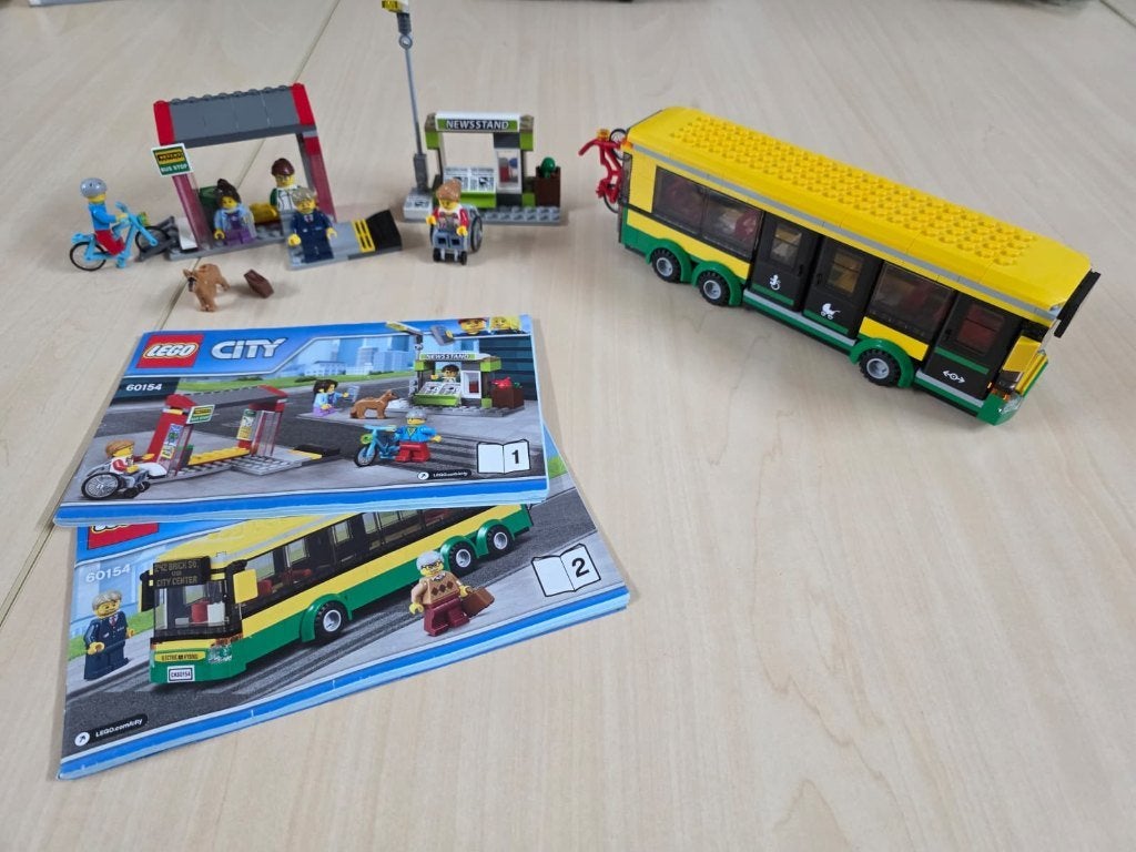 lego bushalte 60154, City, Lego, Ophalen of Verzenden, Zo goed als nieuw