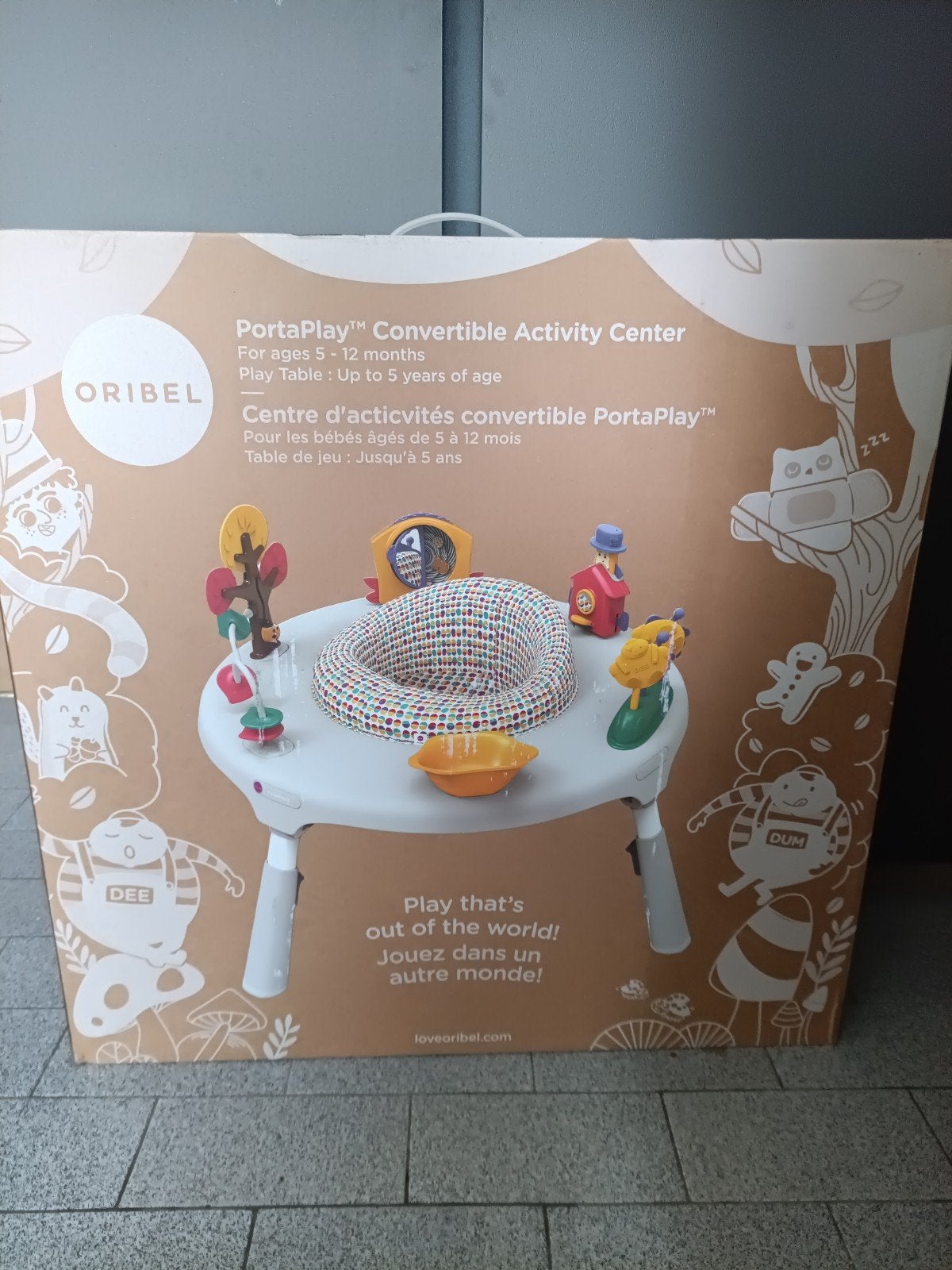 Table de jeu Oribel pour enfants, Enlèvement, Neuf