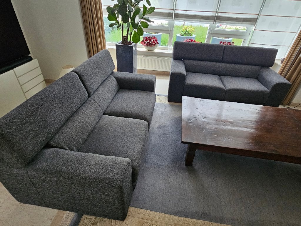 2 x tweezitsbank, Huis en Inrichting, Ophalen, Zo goed als nieuw, Stof
