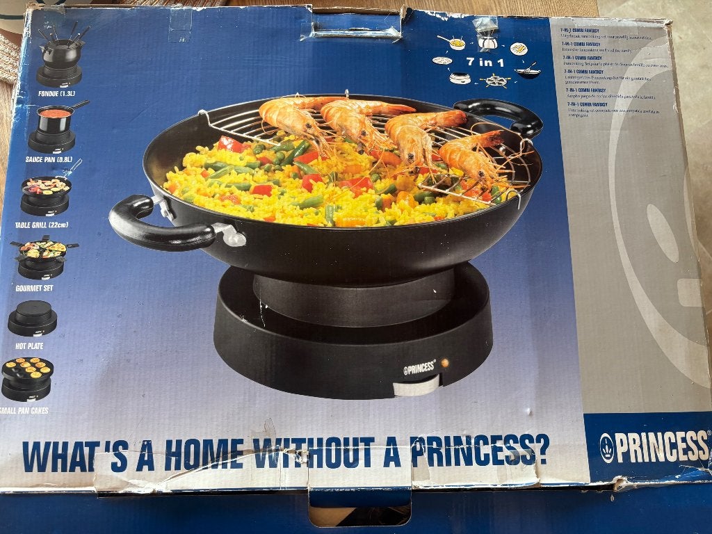 Meerdelig gourmet- grill  -fondueset -  Nieuw, Electroménager, Fondue, Enlèvement, Neuf, Électrique, Service à fondue