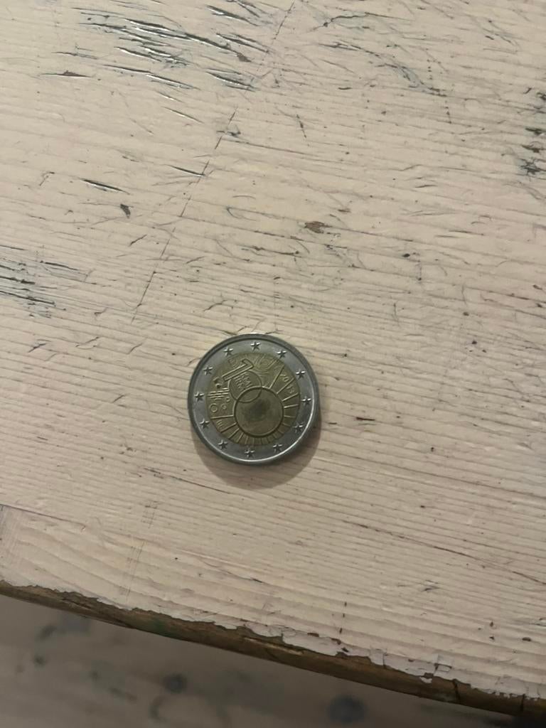 Zeldzame 2 euro munt, Postzegels en Munten, Ophalen, Goud, Overig, Losse munt