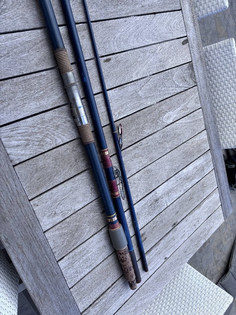 Strandhengel 3-delen in goede staat, Watersport en Boten, Ophalen, Gebruikt, Werphengel