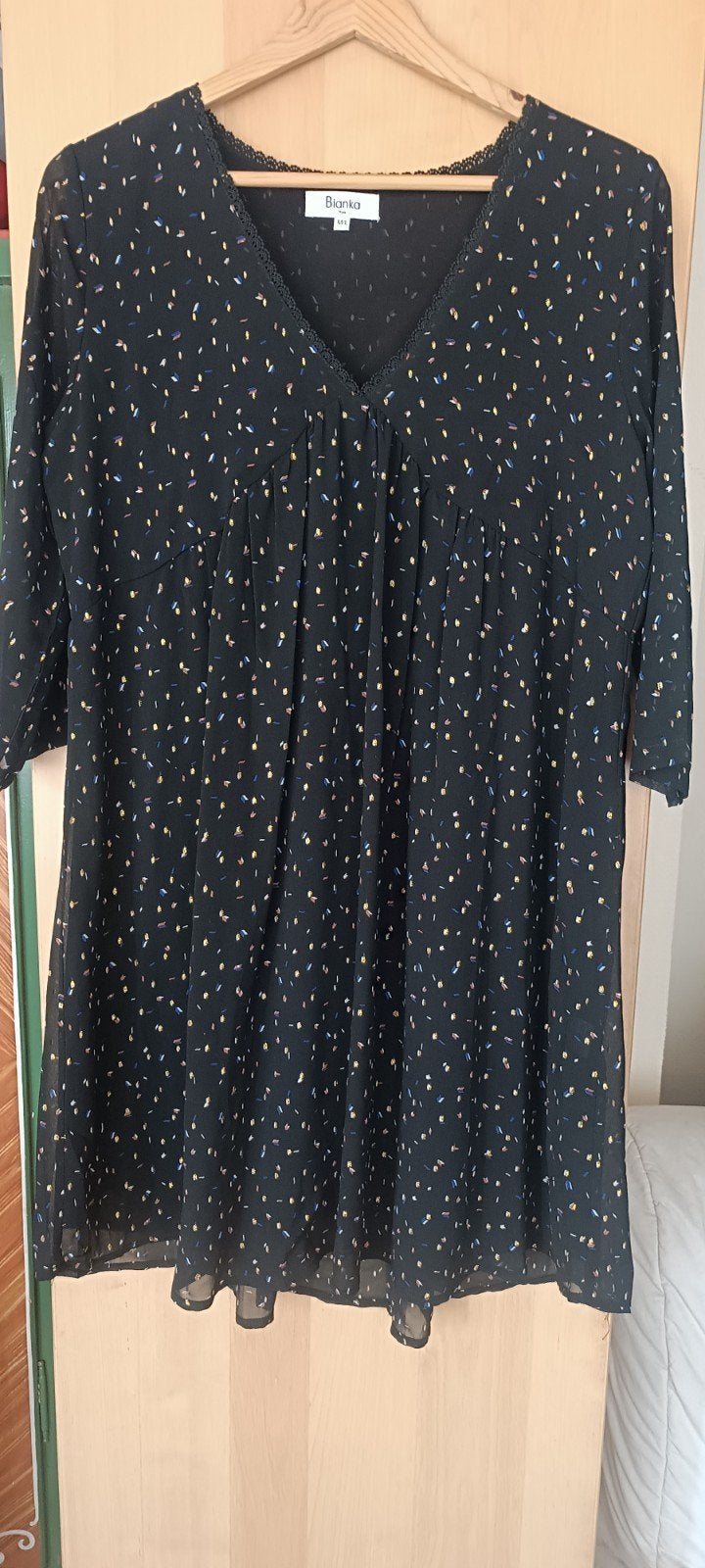 robe courte, ample * Bianka Paris m / l, Vêtements | Femmes, Robes, Taille 38/40 (M), Enlèvement ou Envoi, Bianka Paris, Comme neuf