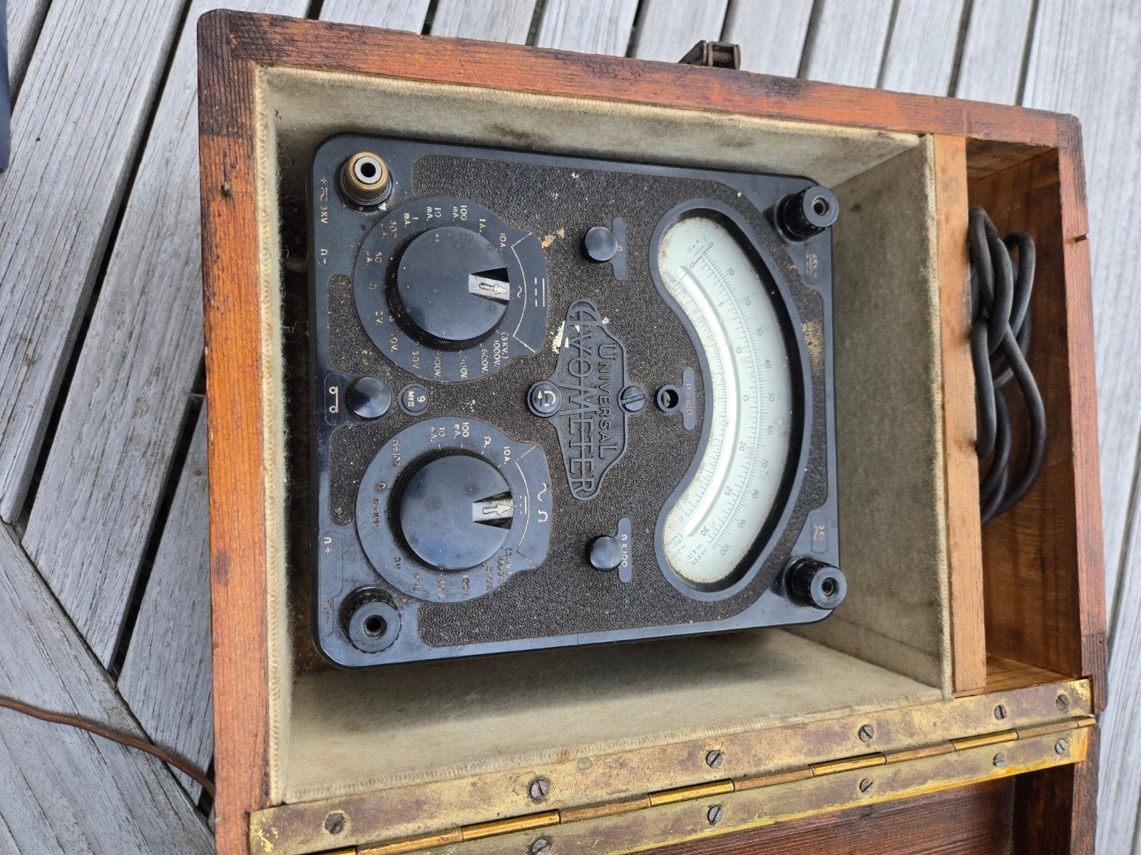 Avo meter, Ophalen, Gebruikt, Elektriciteit