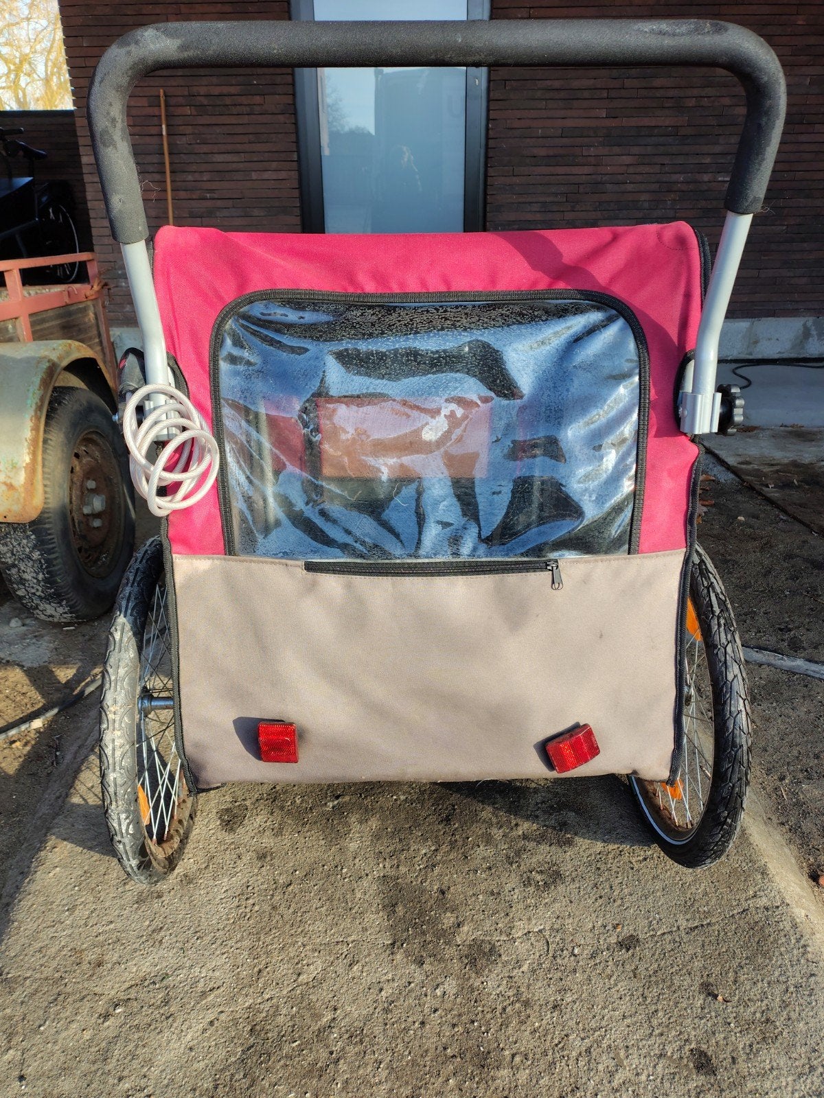 hondenfietskar xl, Dieren en Toebehoren, Ophalen, Gebruikt, Hondenfietskar