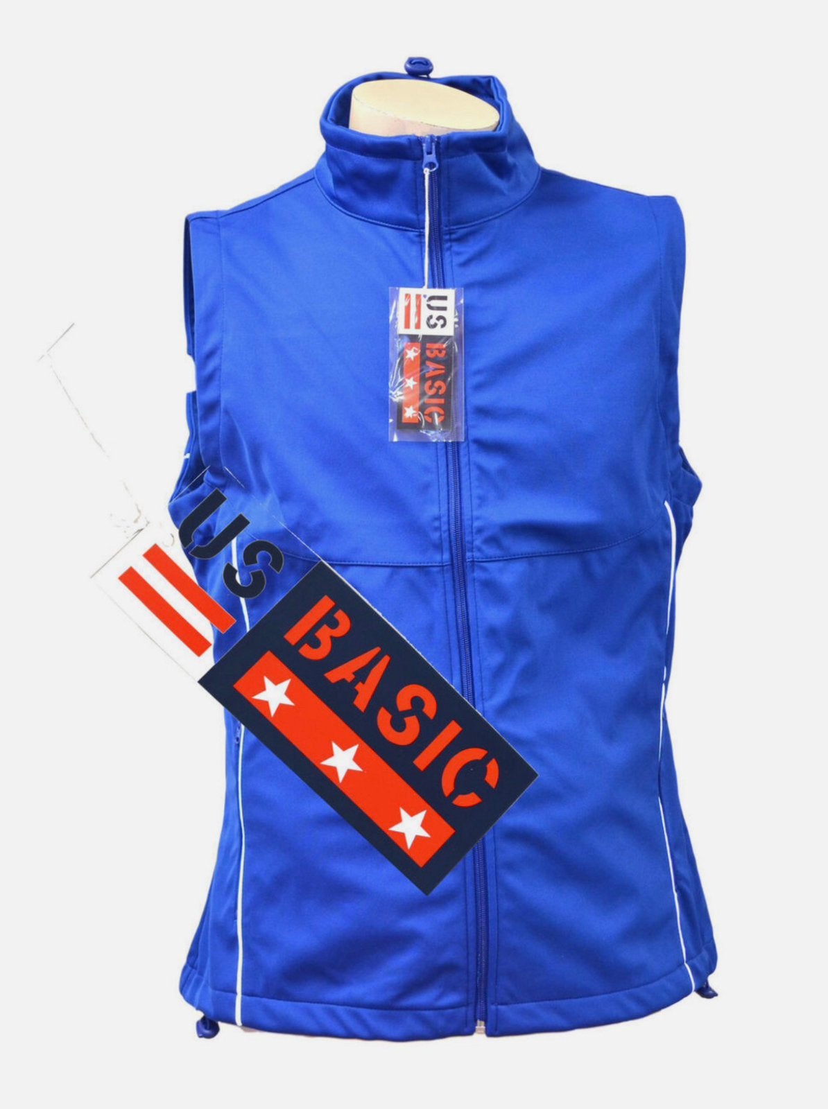 Gilet en softshell US-basic de homme bandes réfléchissantes, Enlèvement ou Envoi, Neuf, Autres tailles, Bleu