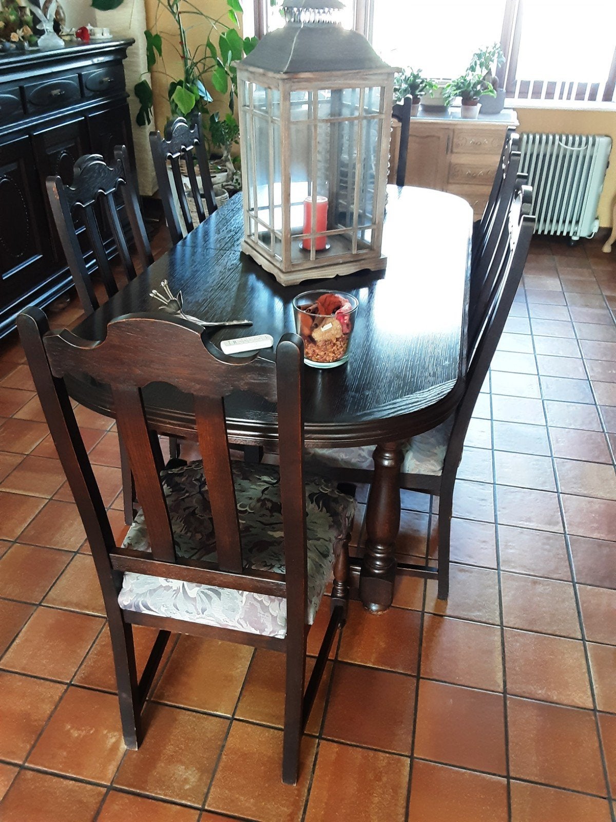 table salle à manger avec ralonge et 6 chaises, Enlèvement