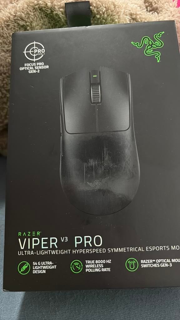 Razer viper v3 pro, Souris, Comme neuf, Enlèvement, Sans fil