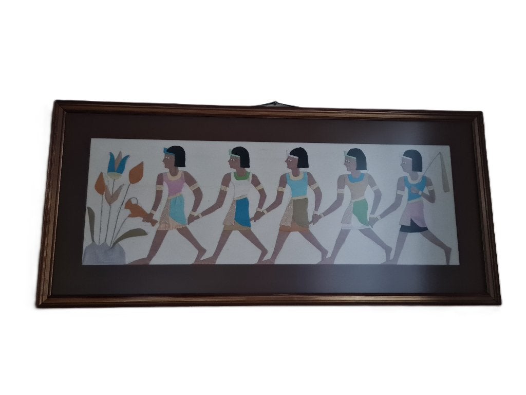 2 Egytpisch appliqué werken - Egyptomania Revival, Antiek en Kunst, Ophalen