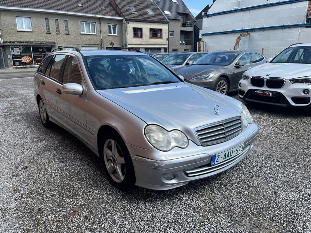 Mercedes C220 CDI 2004, Autos, 2198 cm³, Argent ou Gris, Achat, Entreprise