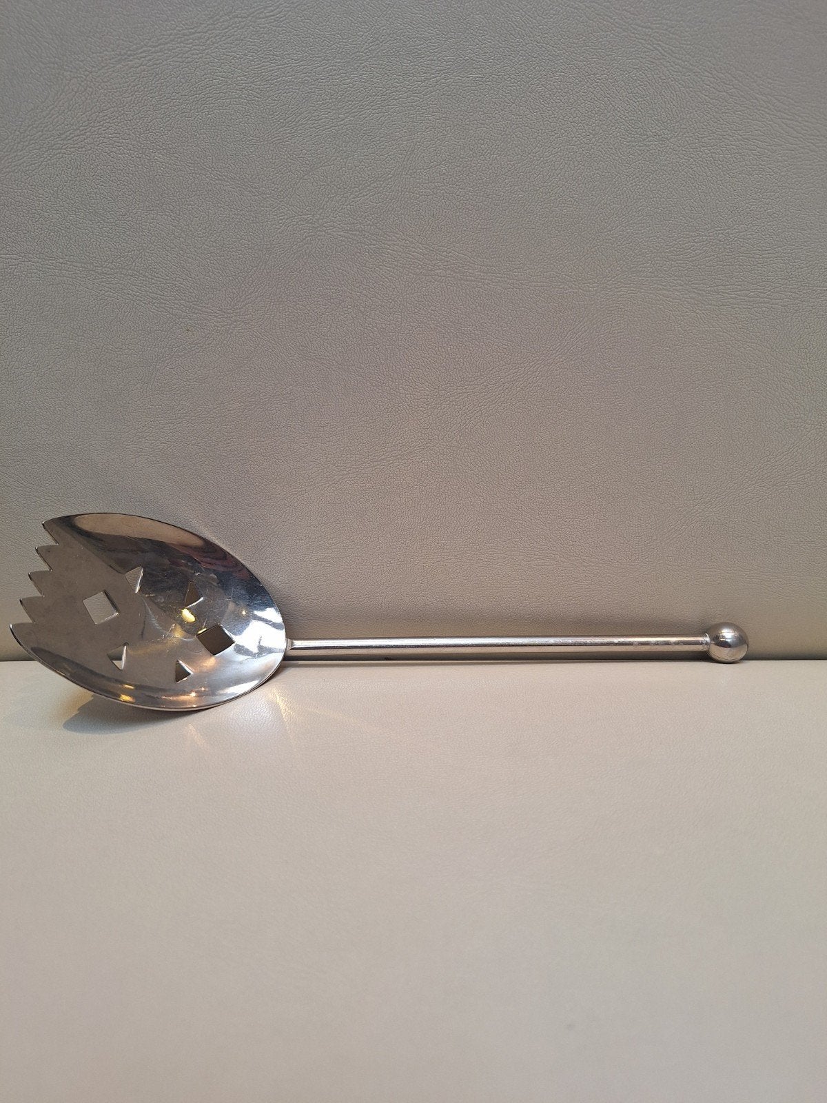Verzilverde lepel, Antiek en Kunst, Antiek | Zilver en Goud, Ophalen of Verzenden