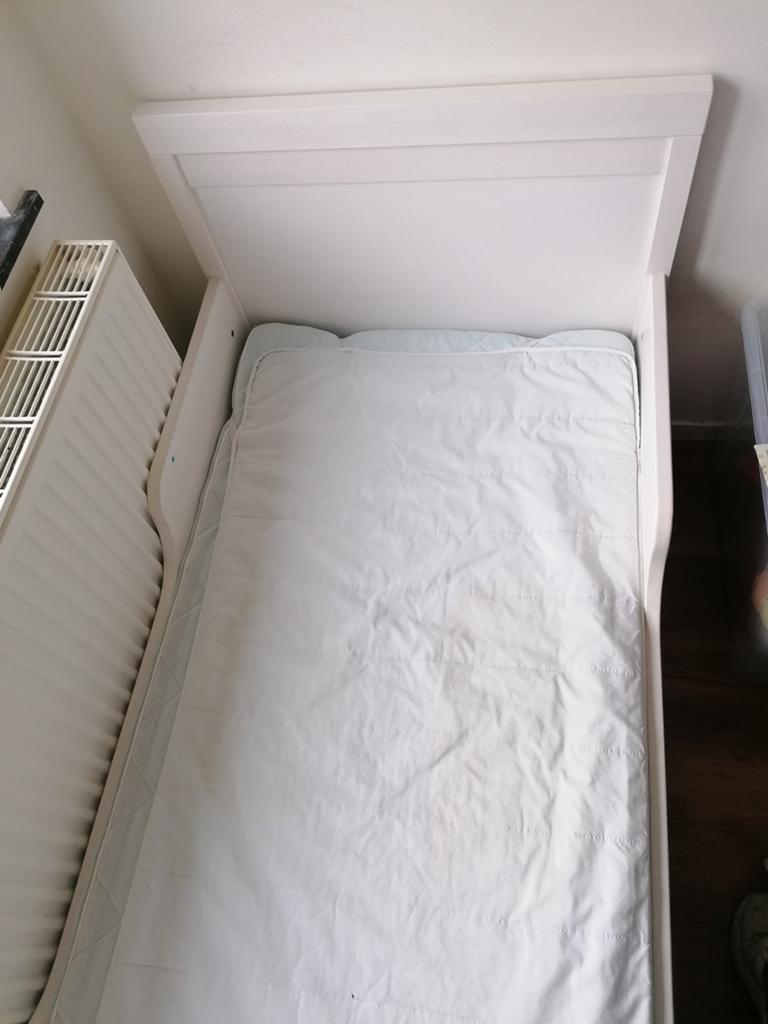 Peuter-kleuterbed met matras, Ophalen