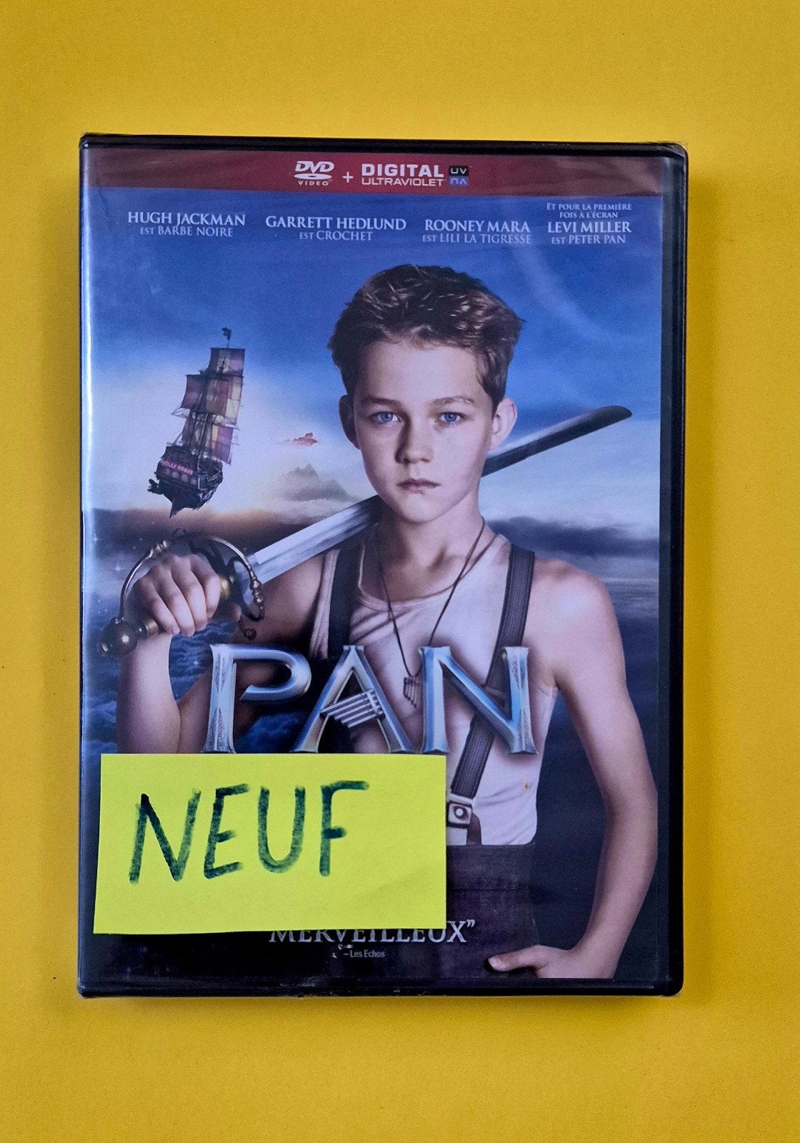 DVD 📀 Pan  Hugh Jackman - Aventure V, Cd's en Dvd's, Dvd's | Avontuur, Alle leeftijden, Nederlands, Ophalen of Verzenden, Nieuw in verpakking