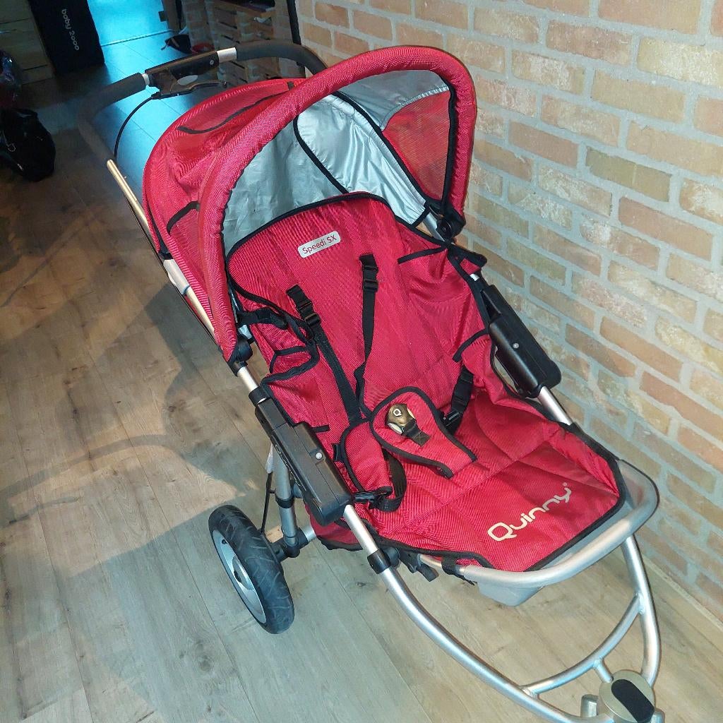 Quinny Speedi SX - Complete 2-in-1 Set met accessoires, Kinderen en Baby's, Gebruikt, Quinny, Verstelbare duwstang, Ophalen