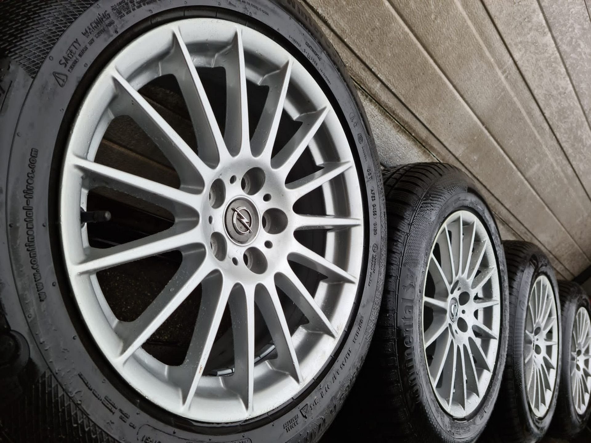 17 inch Opel Grand Land X velgen Continental winterbanden, -, -, Banden en Velgen, 17 inch