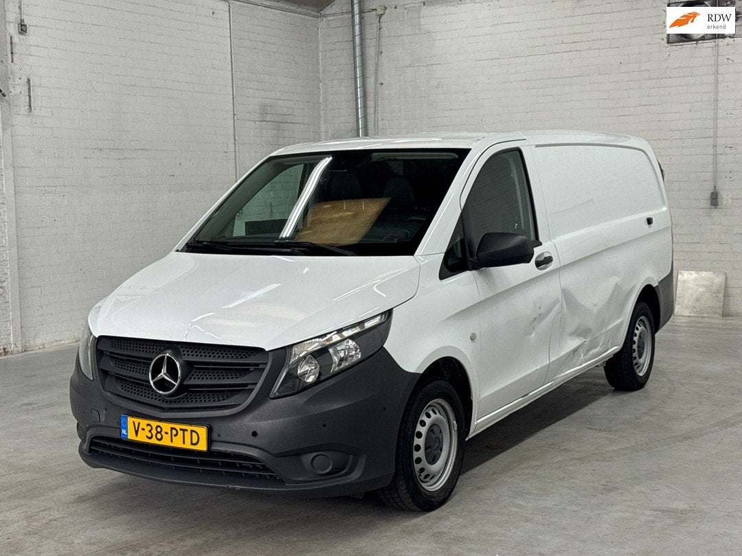 Mercedes-Benz Vito 114 CDI Lang|Camera|Navigatie|Airco, Euro 6, Entreprise, 3 places, Entretenue par le concessionnaire
