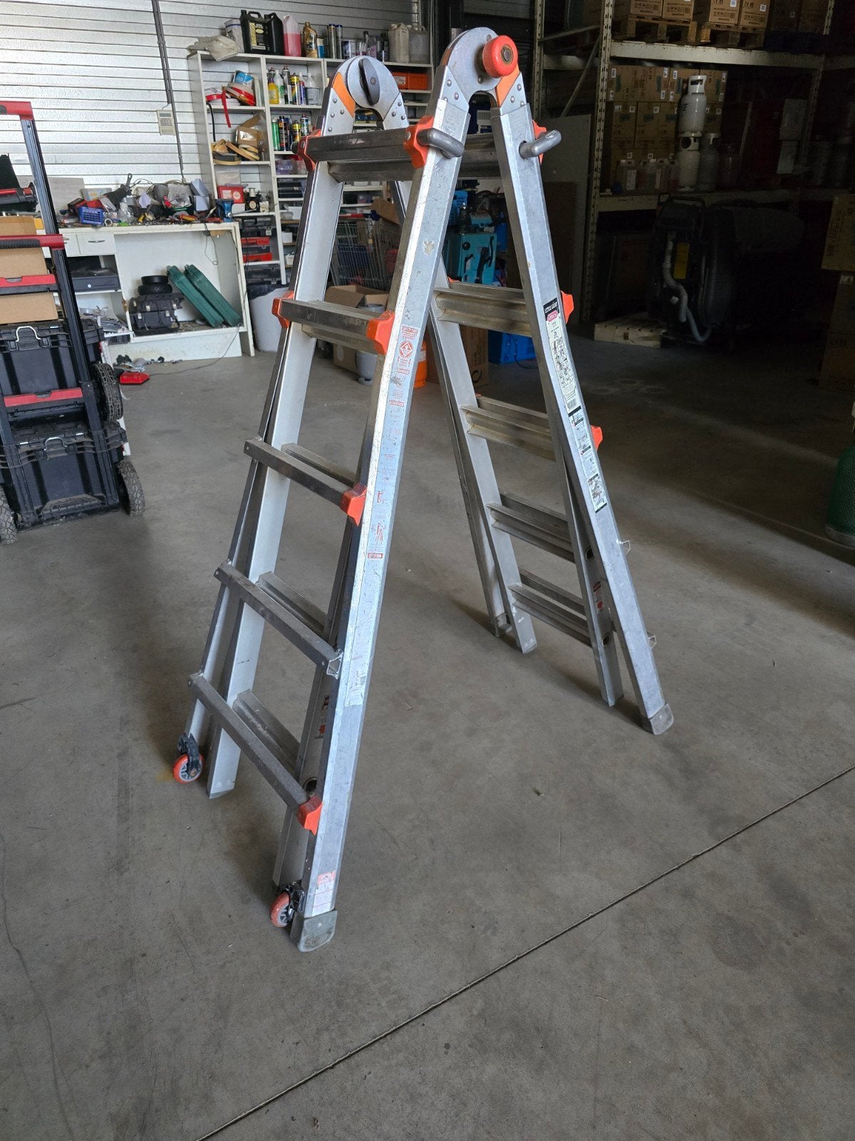giant ladder 4x5  treden, Enlèvement, Échelle
