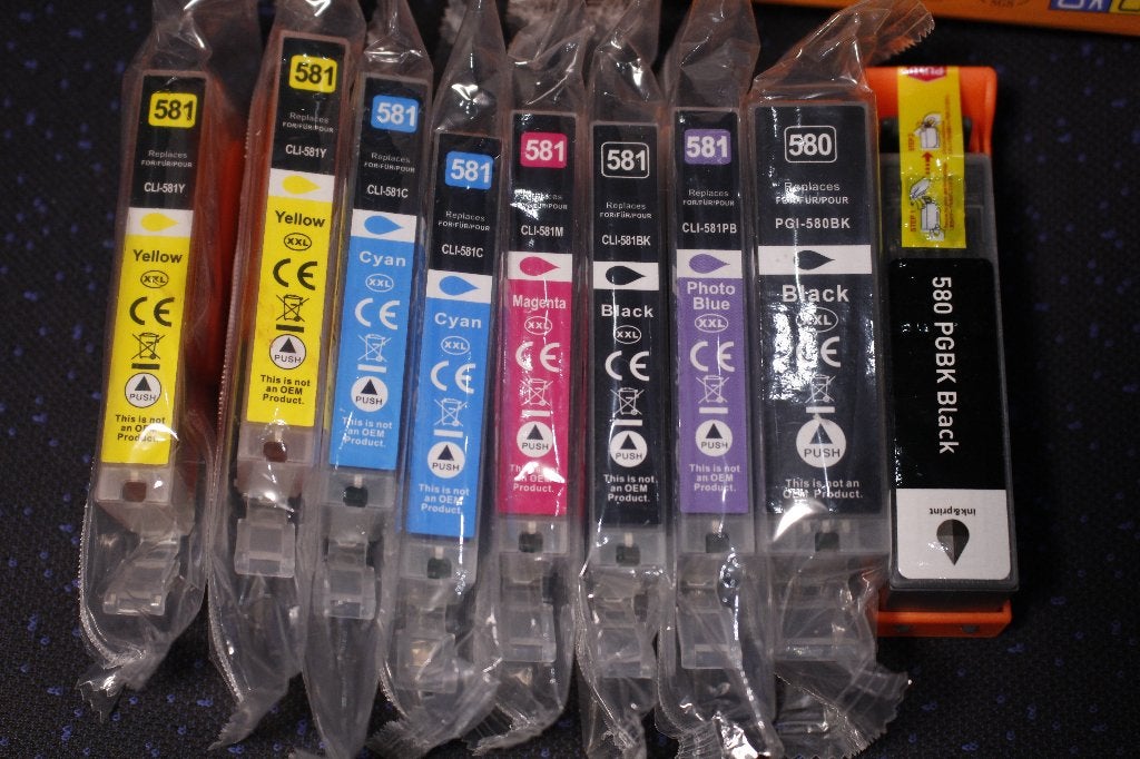 lot de cartouche pour canon  581 et 580, Computers en Software, Printerbenodigdheden, Ophalen, Nieuw, Cartridge