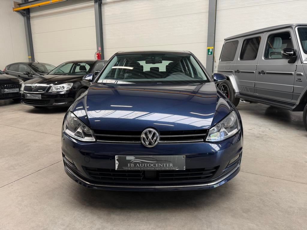 Te Koop: Volkswagen Golf 7 2.0 TDI DSG Highline – 2014 –, Auto's, Euro 5, 199 g/km, 4 cilinders, Blauw