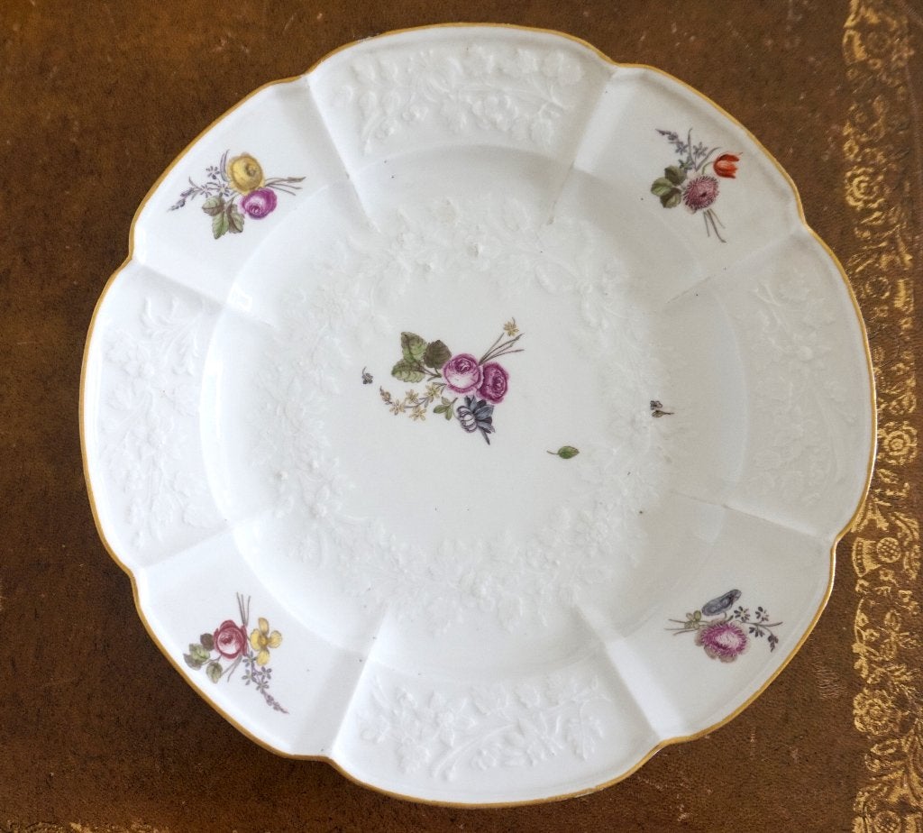Assiette en Porcelaine Antique de Meissen 18e Siècle, Antiquités & Art, Antiquités | Porcelaine, Enlèvement ou Envoi