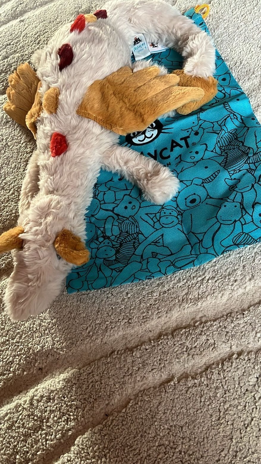 Jellycat, Jellycat, Enlèvement ou Envoi, Comme neuf, Moyen (20 à 80 cm)