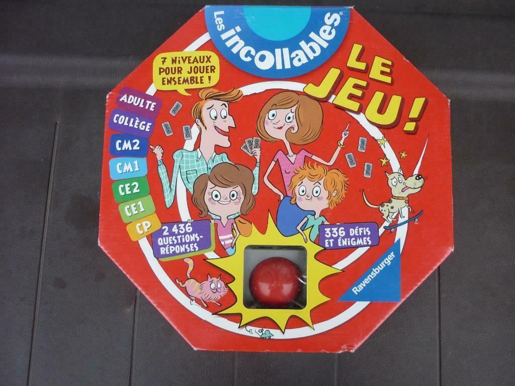 Jeu de société - Les Incollables Le Jeu - Ravensurger, Trois ou quatre joueurs, Enlèvement ou Envoi, Utilisé, Ravensburger