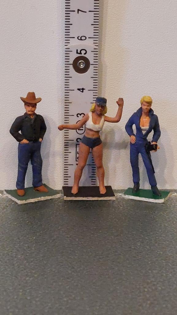 Geschilderde metalen figuren, Ophalen of Verzenden, Zo goed als nieuw, Figuur of Figuren