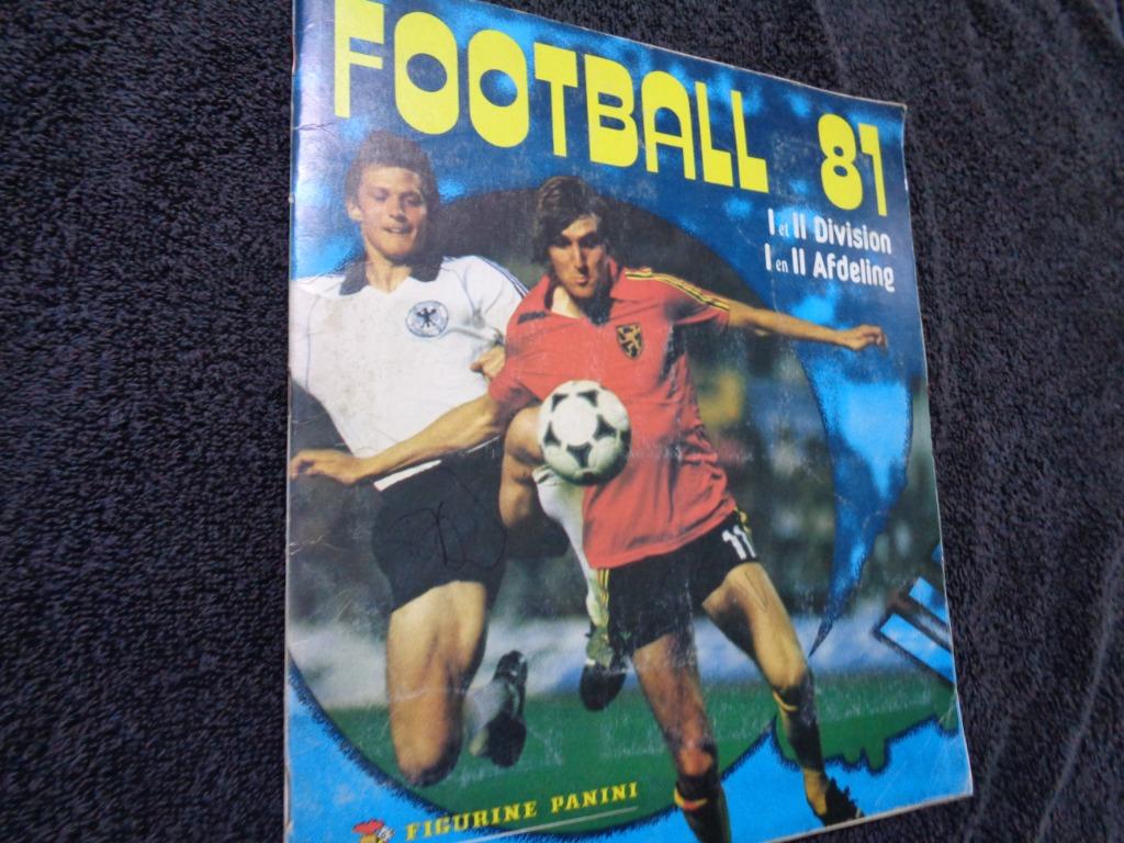 PANINI STICKER ALBUM VOETBAL   FOOTBALL 81 volledig *, Ophalen of Verzenden, Zo goed als nieuw, Sticker