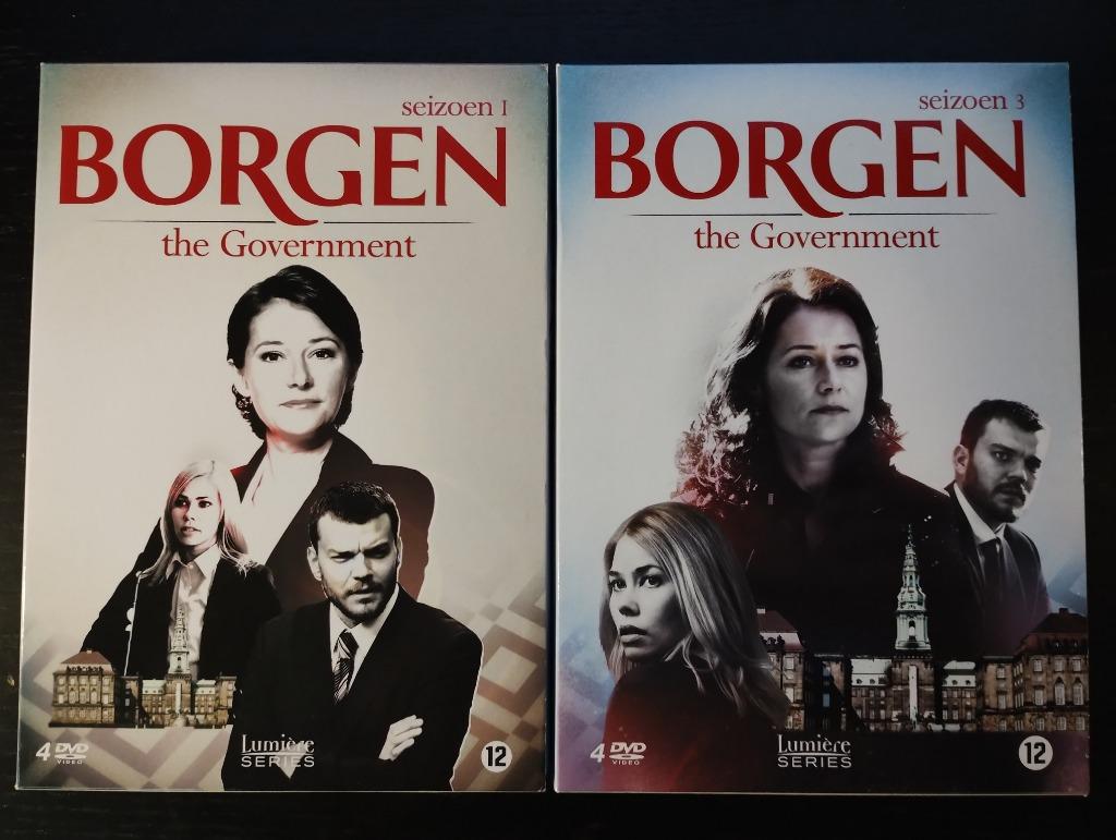 Borgen seizoen 1 en 3, Cd's en Dvd's, Dvd's | Tv en Series, Verzenden, Gebruikt, Thriller, Boxset