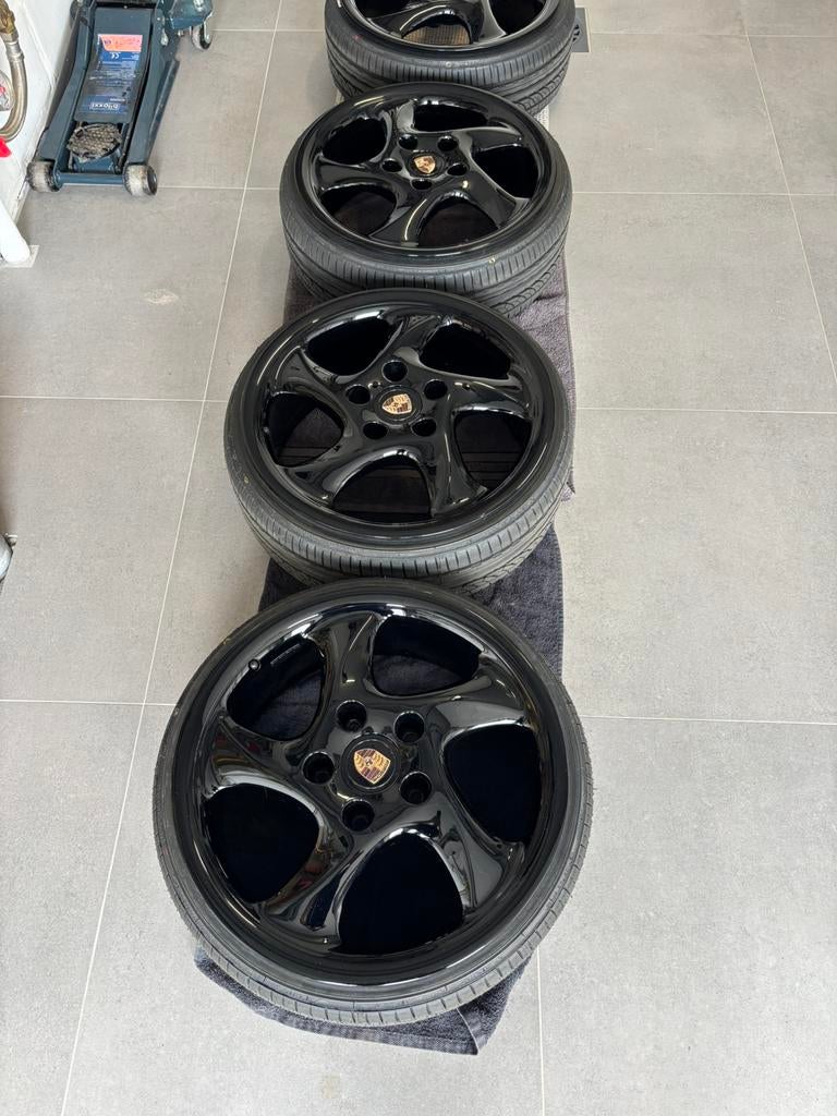 Porsche 993/boxter/cayman velgen 18x7,5 ET 50, Ophalen, 18 inch, Overige, Banden en Velgen