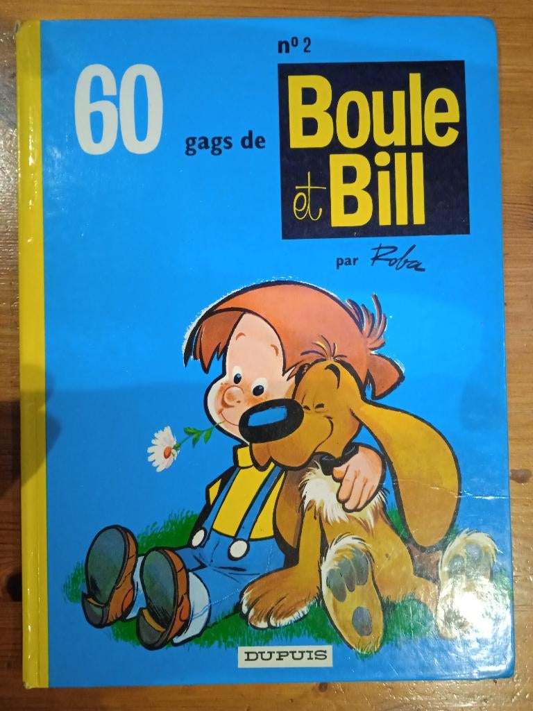 BD Boule et Bill n2: "60 gags de Boule et Bill", Enlèvement, Utilisé, Roba