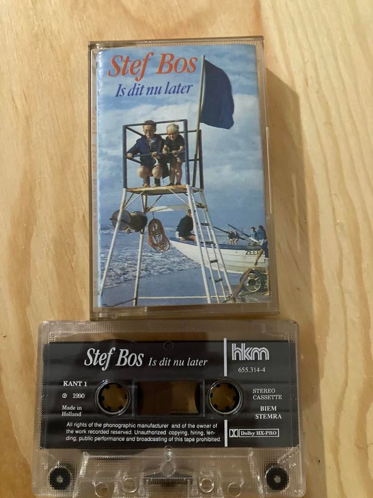 Stef Bos cassette, Ophalen of Verzenden, Zo goed als nieuw