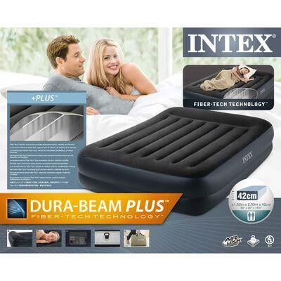 LUCHTBED INTEX DURA BAEM PLUS, Caravanes & Camping, Matelas pneumatiques, Enlèvement, Neuf, 2 personnes