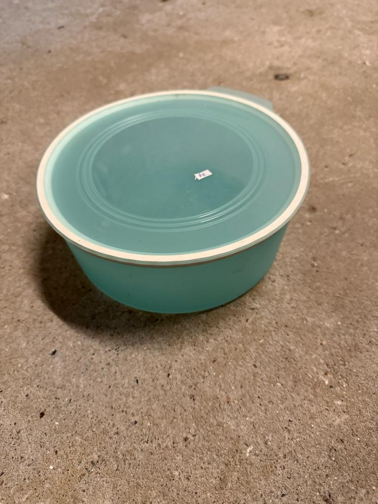 Boîte Tupperware turquoise 1,5L, Enlèvement ou Envoi, Comme neuf, Bleu, Boîte