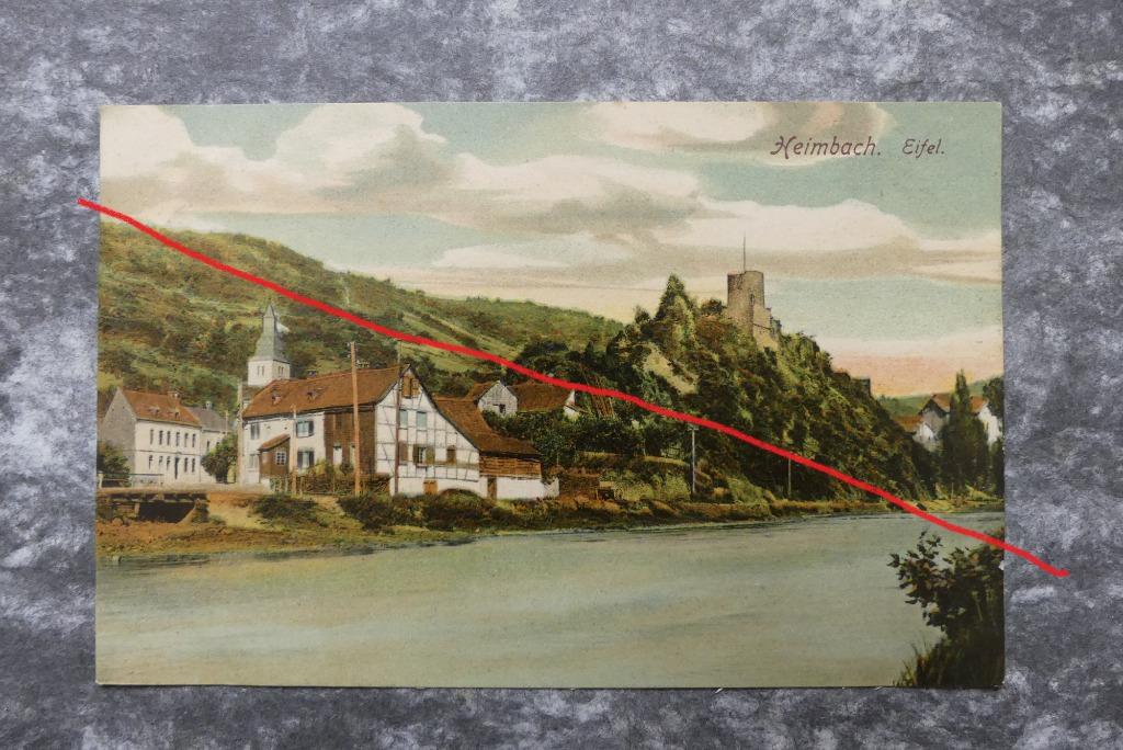 Postkaart Heimbach, Eifel, Duitsland, Verzamelen, Ophalen of Verzenden, Voor 1920, Gelopen, Duitsland