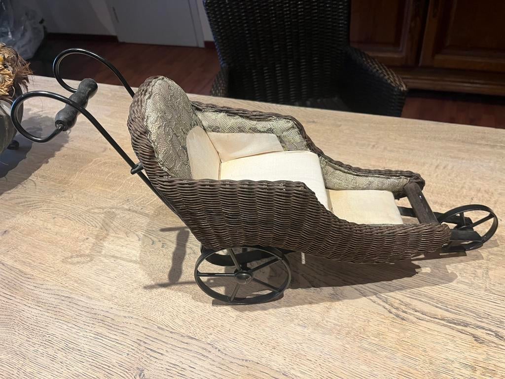 Prachtige poppenwagen driewieler Wupper, Antiek en Kunst, Ophalen of Verzenden