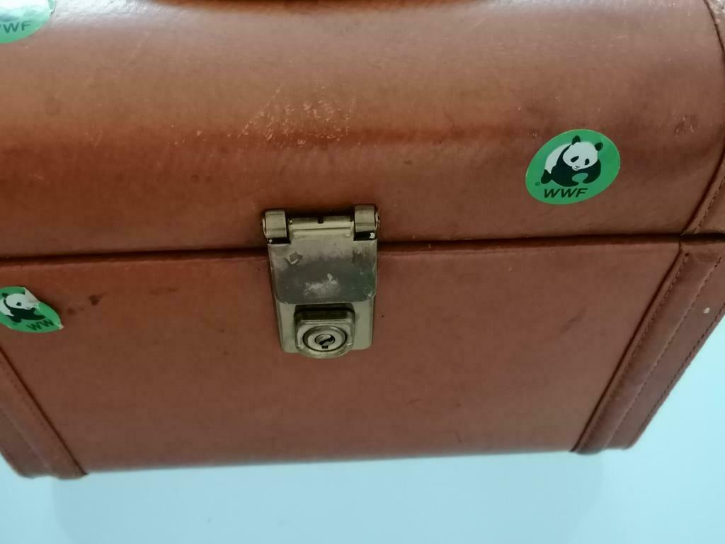 🌻🏵🟠 toilettas jaren 50 in leerwereld Cheney Engeland, Antiek en Kunst, Ophalen